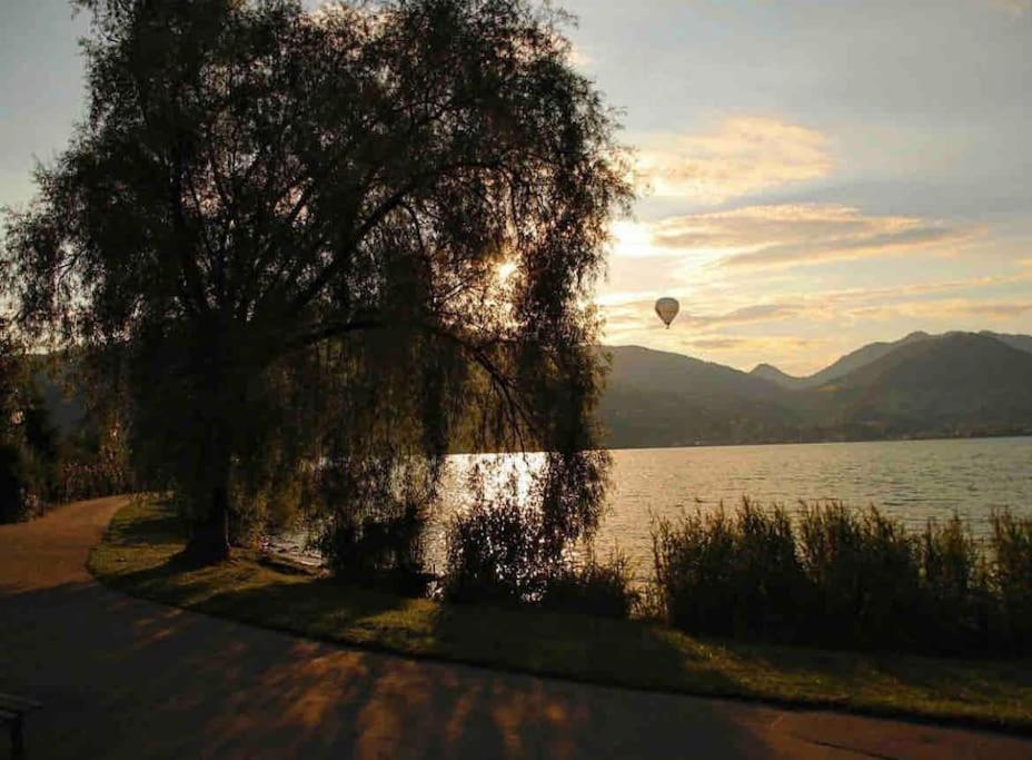 See- Und Bergblick In Bestlage Am Tegernsee Exteriér fotografie