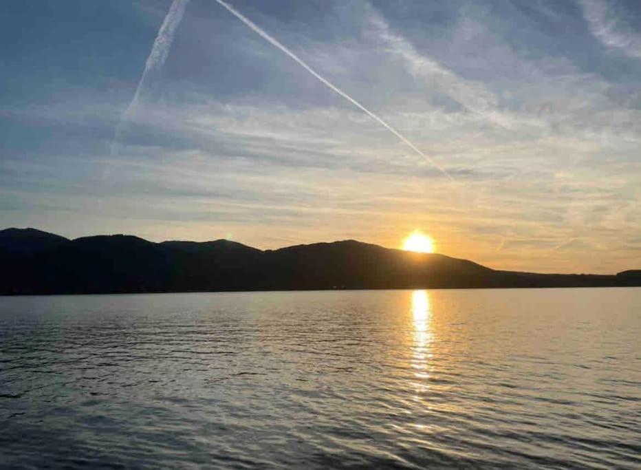See- Und Bergblick In Bestlage Am Tegernsee Exteriér fotografie